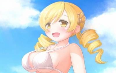 水着マミさんとえっち