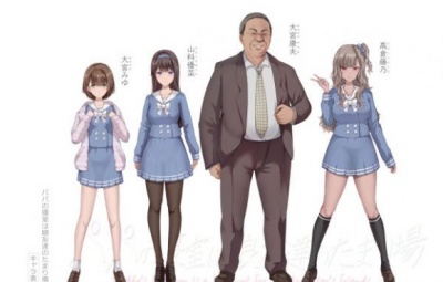 パパの寝室は娘友達のたまり場