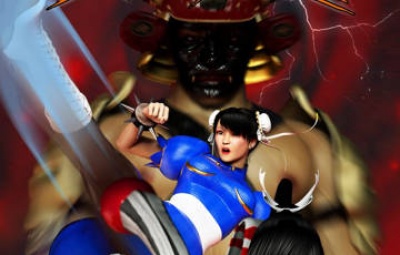 春丽+不知火舞Sin Fighters X+Secret Ending(拳皇)